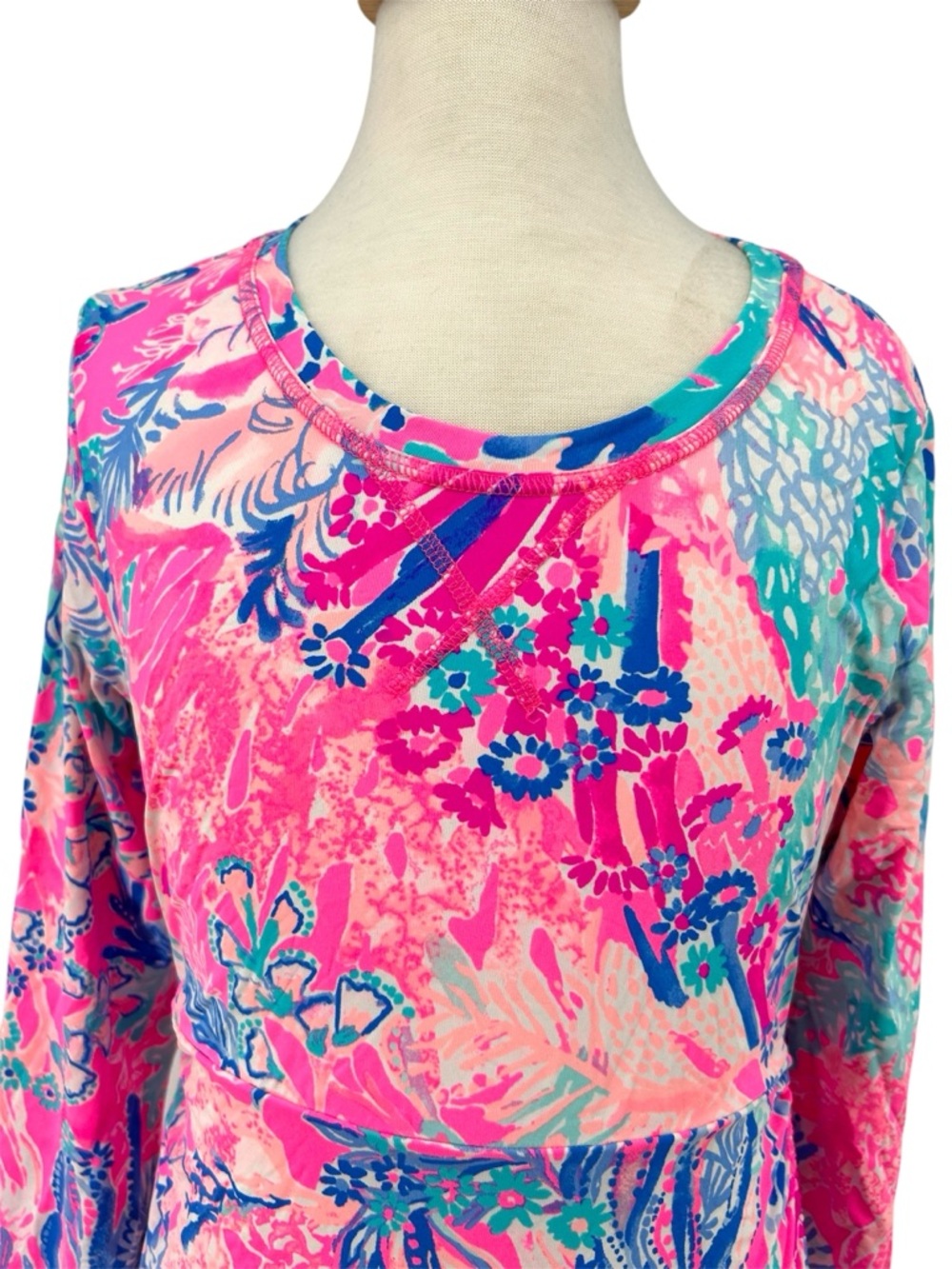 Lilly Pulitzer UPF 50+ Luxletic Meryl Nylon Weslee Convertible Sunguard XS - Picture 4 of 12